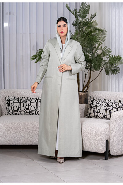 Abay Blazer Linen Viscose - Color: Tiffany