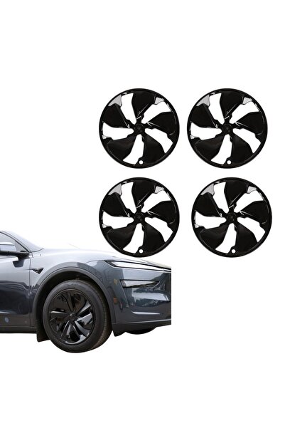 RAMM Tesla Juniper MIRAGE Jant Kapağı Seti 19 İnç - Parlak Siyah