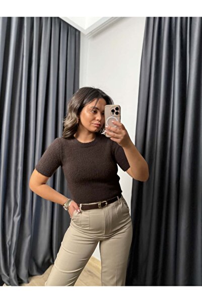 BÜŞRA PERKER Crew Neck Short Sleeve Knitwear