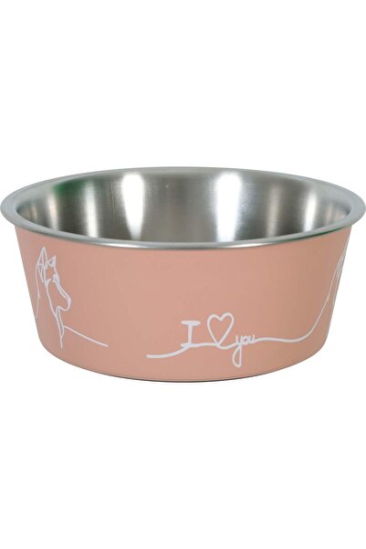 Zolux Non-Slip Love Dog Bowl Pink 400 ml