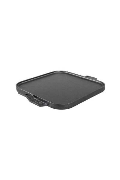 Lodge Seasoned Even Heat Distribution Cast Iron Reversible Grill/Griddle Blac...
