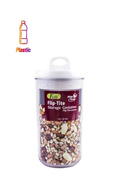 Felli علبة قابلة للطي دائرية شفافة/بيضاء