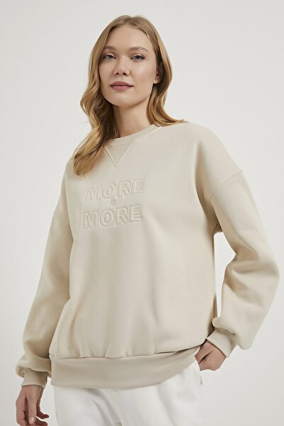 Arma Life ARMALIFE 1558 SWEATSHIRT DE DAMĂ SUPRADimensionat CU DETALIU GULER ...