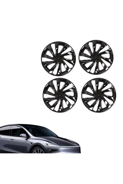 Tesla Juniper ELARA Jant Kapağı Seti 19 İnç - Parlak Siyah