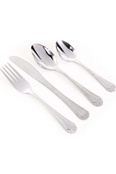 Gibson 20-Piece Creston Dishwasher Safe Stainless Steel Flatware Set