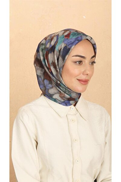 locella Lo'cella Pamuklu Soft Eşarp 4530-9 Lacivert