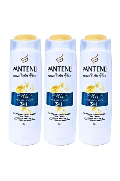 Pantene Shampoo 200ML 3IN1 CLASSIC x3