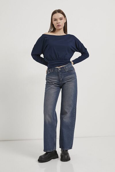 Arma Life Armalife 3049 high waist straight fit denim women's pants