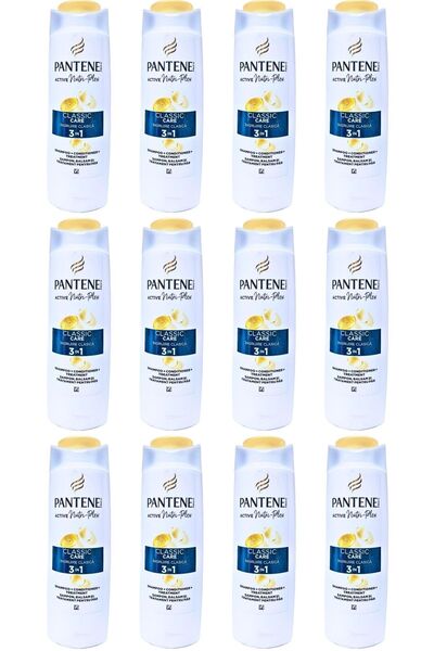 Pantene Shampoo 200ML 3IN1 CLASSIC x12