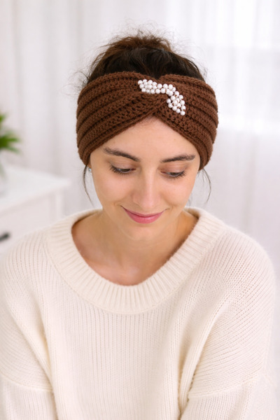 NurEra Design Knitted Winter Hair Bandana