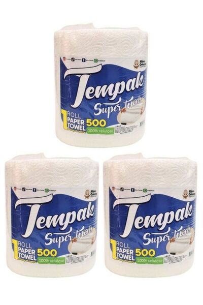 Tempak Prosoape de hârtie MIRAN 500GR x3 role