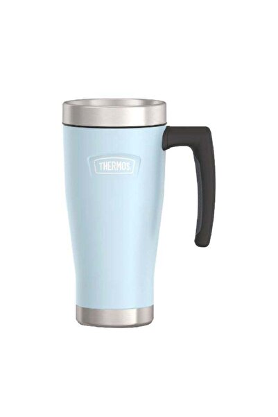 Thermos Leak Proof Non-Slip Base Stainless Steel Mug Glacier Blue 16oz