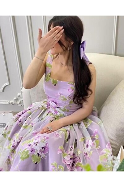 Genenic Floral evening dress