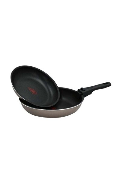 Bergner 2-Piece Durable Frying Pan Set with Removable Handle