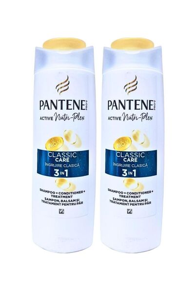 Pantene Shampoo 200ML 3IN1 CLASSIC x2