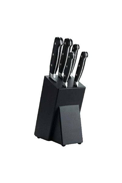 Hatchen طقم سكاكين مطبخ فاخر من الفولاذ المقاوم للصدأ مكون من 6 قطع مع حامل، ...