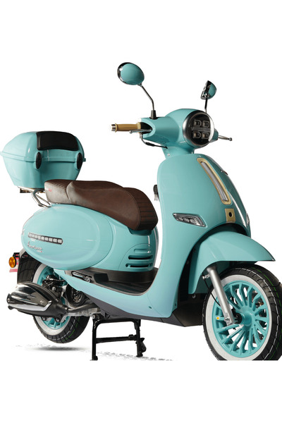 MOTOLUX Motolüx Americano 125 cc Benzinli Scooter Turkuaz Renk