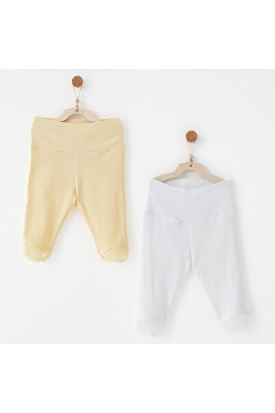 andywawa Baby Footed Pants 2 Pcs Jacquard Special Modal