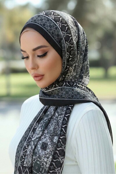 Vamelya سلسلة شالات سيينا القطنية ذات الملمس الفريد من نوعها، ذات الطابع الإي...