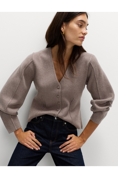 Marks & Spencer V-Yaka Düğmeli Hırka