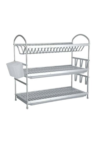 Parfait رف أطباق كبير من الكروم بثلاث طبقات TA-6250A3