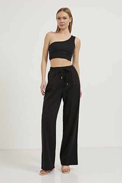 Arma Life Armalife 4707 Tensel Elastic Waist Palazzo Women's Pants