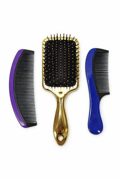 OEM Set Perie Profesională Gold + 2 Piepteni – Descurcare Ușoară & Styling Zi...