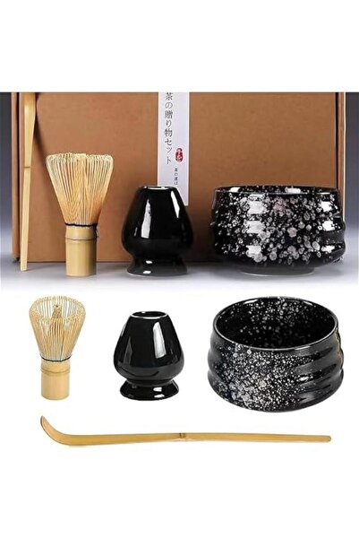 TRASSLE Matcha Whisk Set, 4pcs Japanese Tea Set