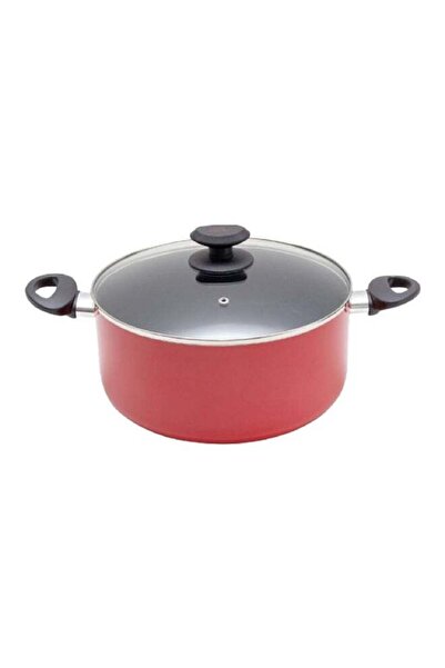 BETTY CROCKER Spiral Bottom Aluminum Non-Stick Casserole with Glass Lid Multi...