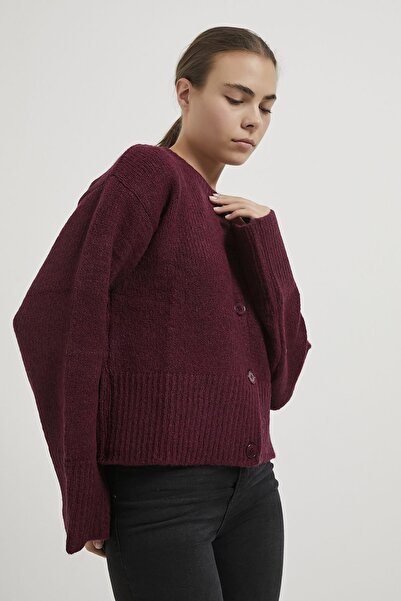 Arma Life Armalife 4715 bis collar fitted detail buttoned knitwear women's ca...