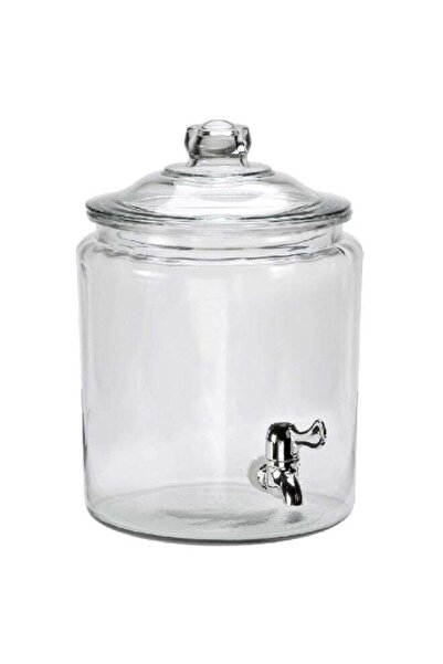 Anchor Hocking موزع مشروبات هيريتيج هيل مع صنبور شفاف سعة 2 جالون