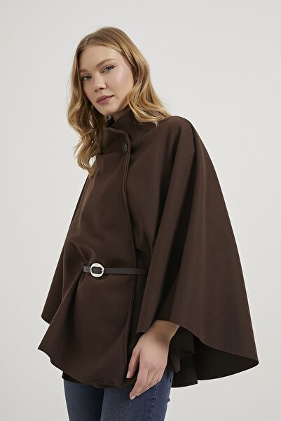 Arma Life ARMALIFE 0425 KEMERLİ KAŞE KADIN PANÇO