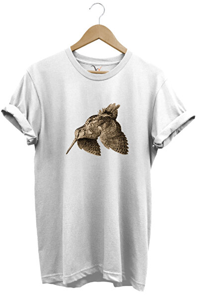 WİDİ Ловна патица с принт, 100% памук, редовна кройка, тениска с обло деколте