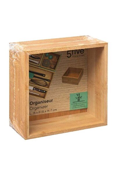 FİVE Simply Smart Space Saving Eco-Friendly Bamboo Storage Organizer