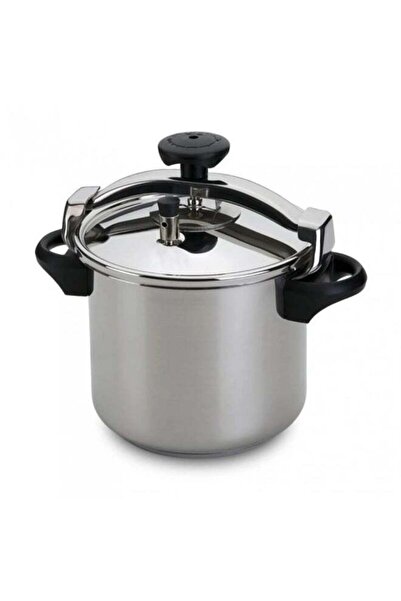 Generic Silampos 12Liters Stainless Steel Pressure Cooker with Basket Silver