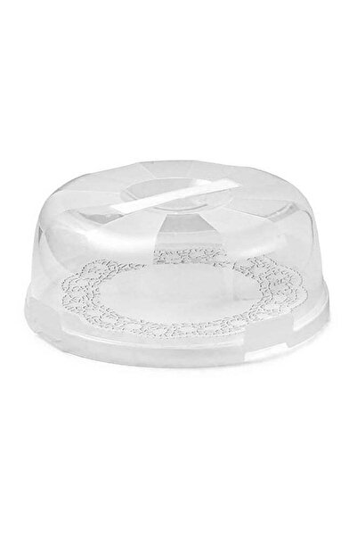 Snips Delice Lid Detail Cake Stand Clear and White