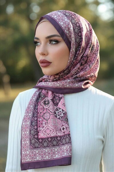 Vamelya سلسلة شالات سيينا القطنية ذات الملمس الفريد من نوعها، ذات الطابع الإي...