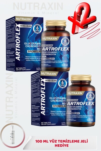 Nutraxin Artroflex Glukozamin, kondroitin sülfat ve msm içeren 90 Tablet ( 2 ...