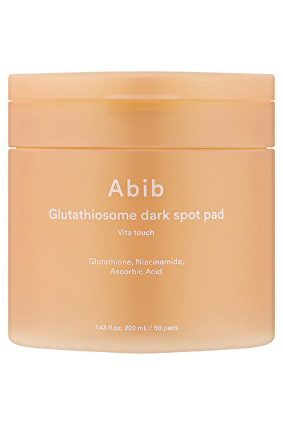 Abib Glutathiosome Dark Spot Pad Vita Touch Toner de fata dischete 60 buc