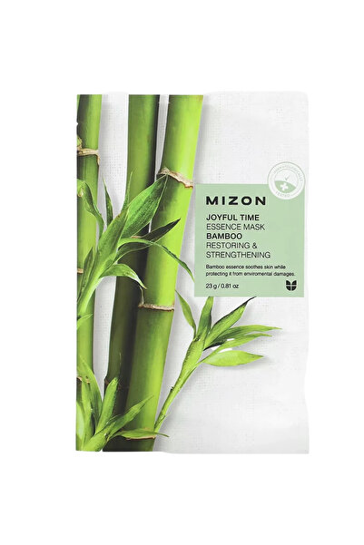 Mizon Joyful Time Essence Mask Bamboo Brightening Face Mask 23 gr