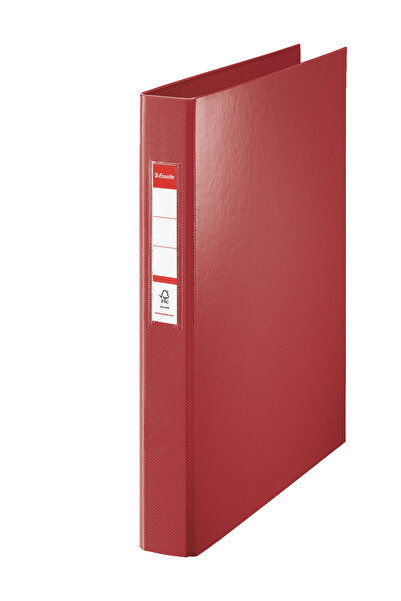 Esselte Mechanical Ring Binder A4 4 Rings 25mm/42mm Burgundy Standard