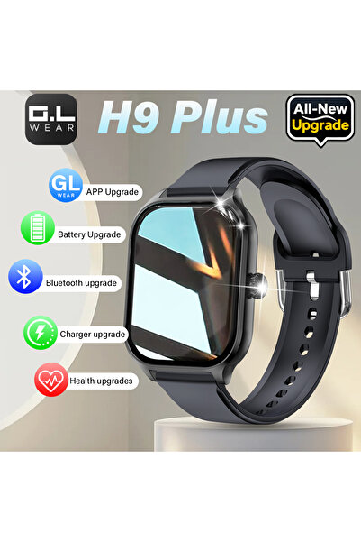 Choice H9 Plus Black LAXASFIT 2025 New Smart Watch H9 Bluetooth Calls Men Wom...