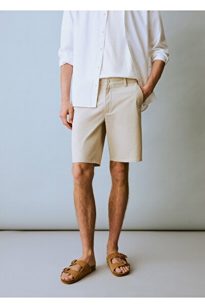 Mango Teen Pamuklu bermuda şort