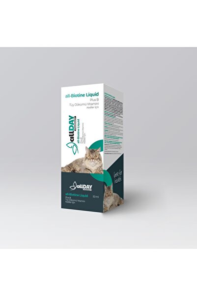 ALLDAY Biotine Liquid - Kediler İçin Tüy Dökümü Vitamini