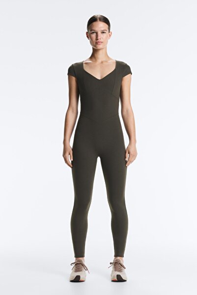 Oysho Evermove kısa kollu uzun tulum