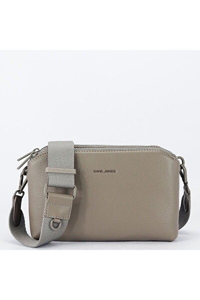 David Jones Малка кафява чанта през рамо в цвят „тауп“ B-CM6905-1 15