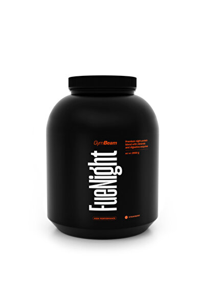 GymBeam Proteine ​​FueNight, 2000 g, ciocolată