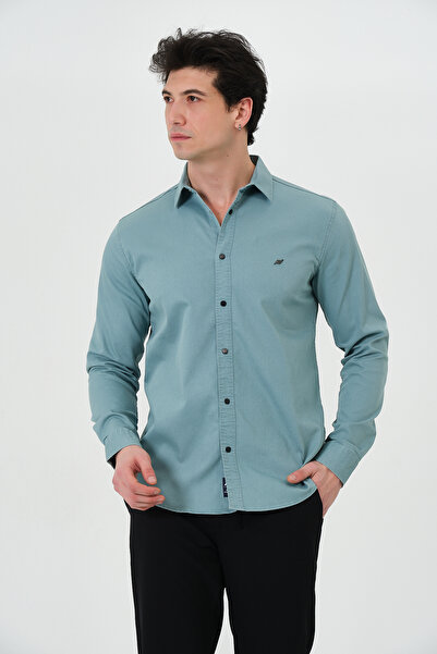 PIQUE Men's shirt snap closure lycra men's shirt