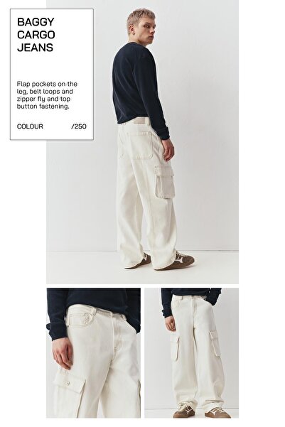 Pull & Bear Kargo baggy jean