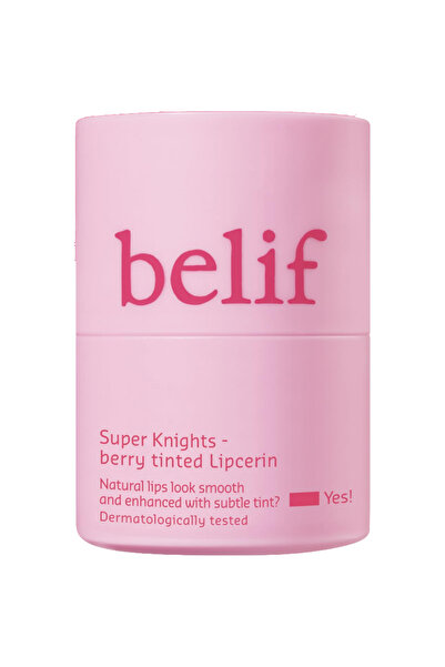 BELIF Balsam de buze cu nuanță de fructe de pădure Super Knights Berry